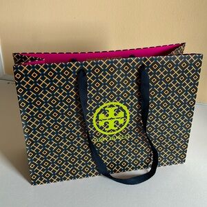 Tory Burch new paper shopping bag